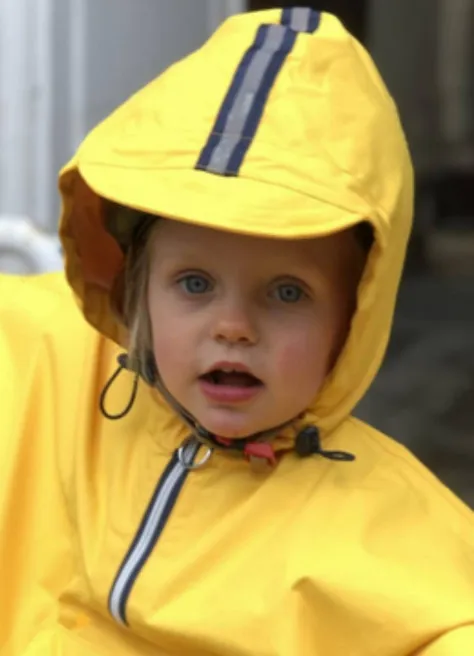 Cape de pluie enfant - Temps des Grenouilles | JE SUIS À VÉLO